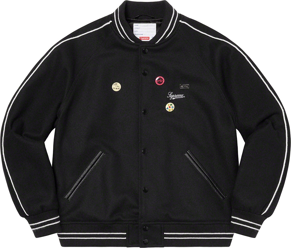 Jamie Reid/Supreme It's All Bollocks Varsity Jacket view 20